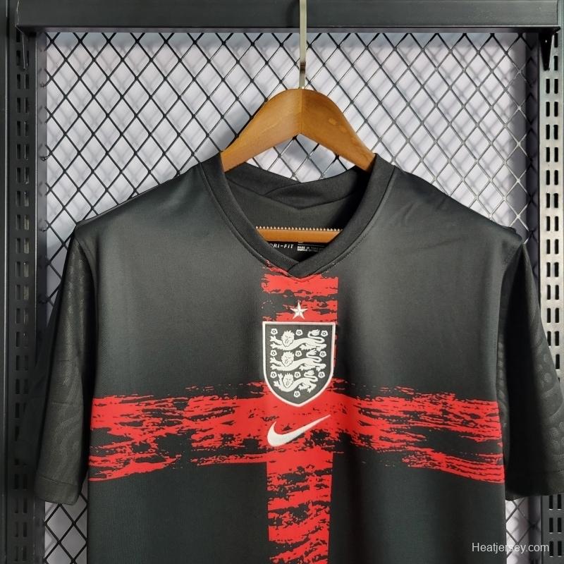 2022England Pre-Game Black Jersey