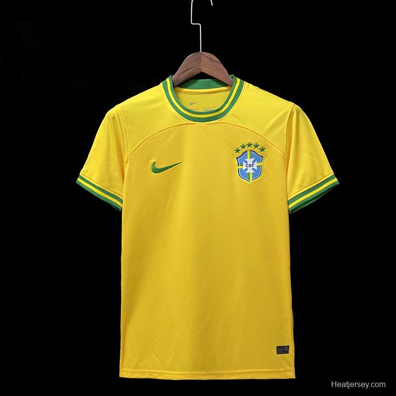 2022 Brazil Black Concept Yellow Jersey