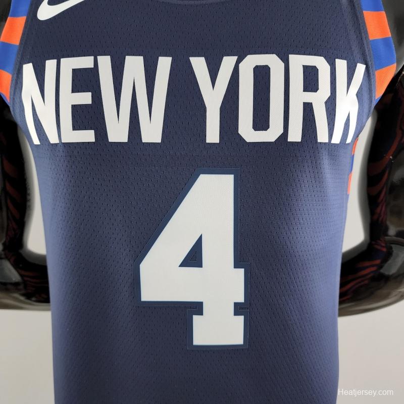 New York Knicks ROSE #4 Striped NBA Jersey