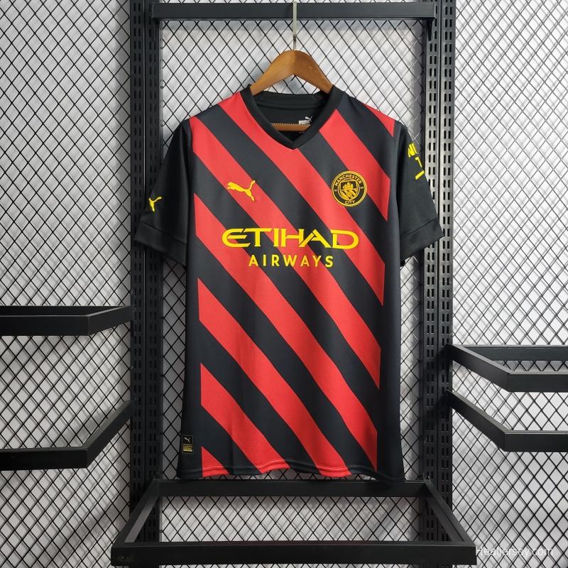 22/23 Manchester City Away Soccer Jersey