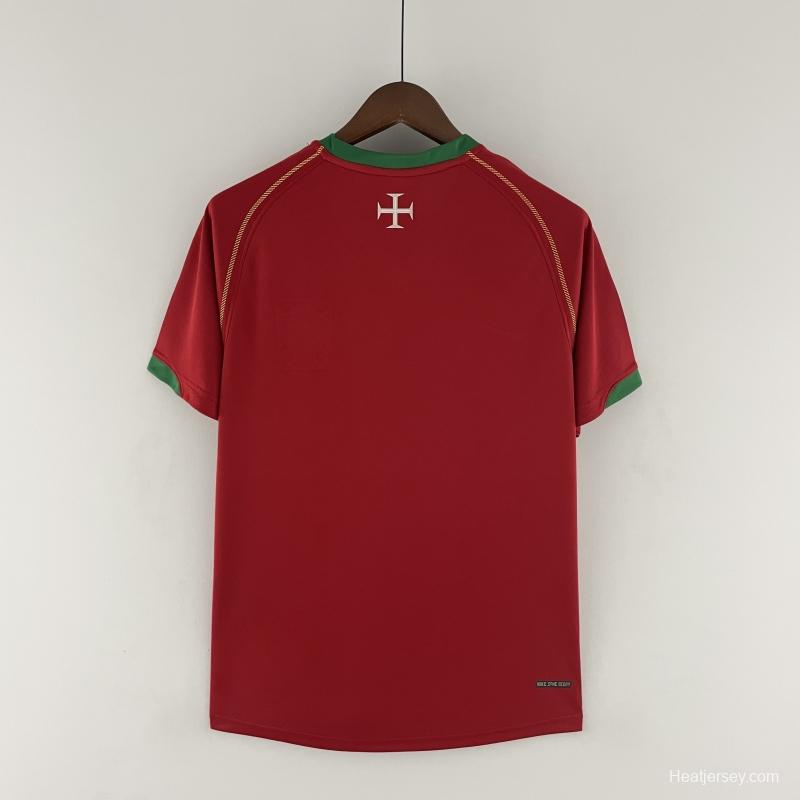 Retro Portugal 2006 Home Soccer Jersey