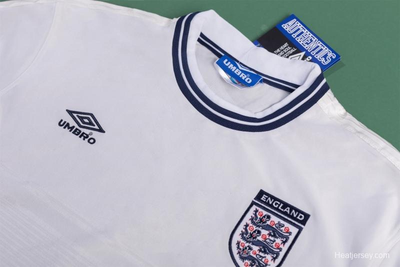 Retro 2000 England Home Soccer Jersey