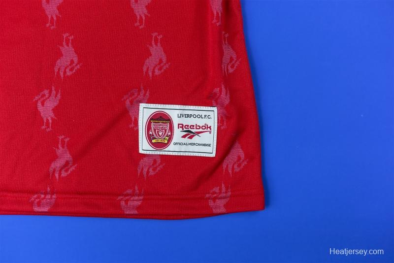 Retro 96/98 Liverpool Home Soccer Jersey