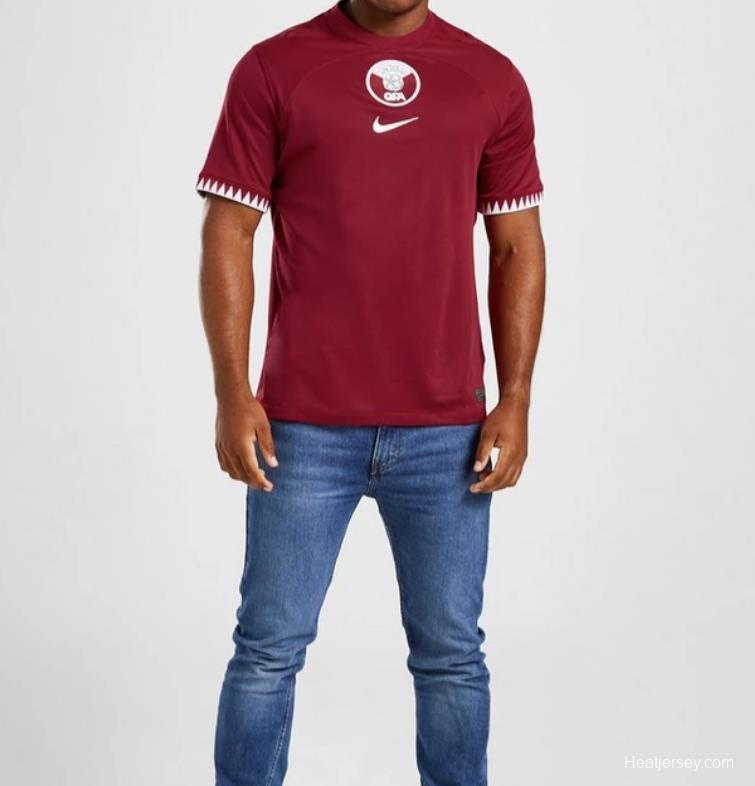 2022 Qatar Home Soccer Jersey