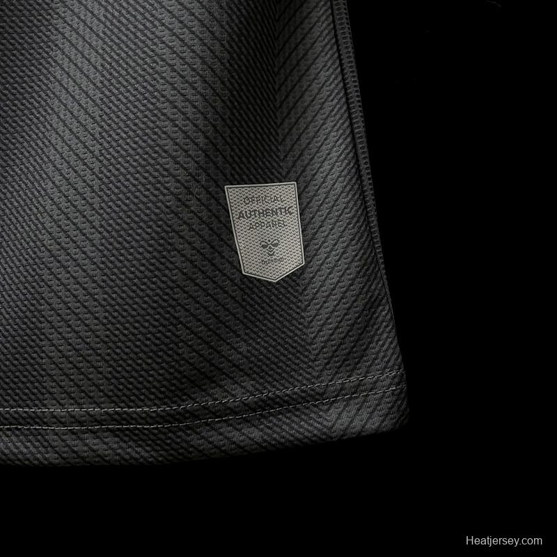 2022 Denmark Away Black Soccer Jersey