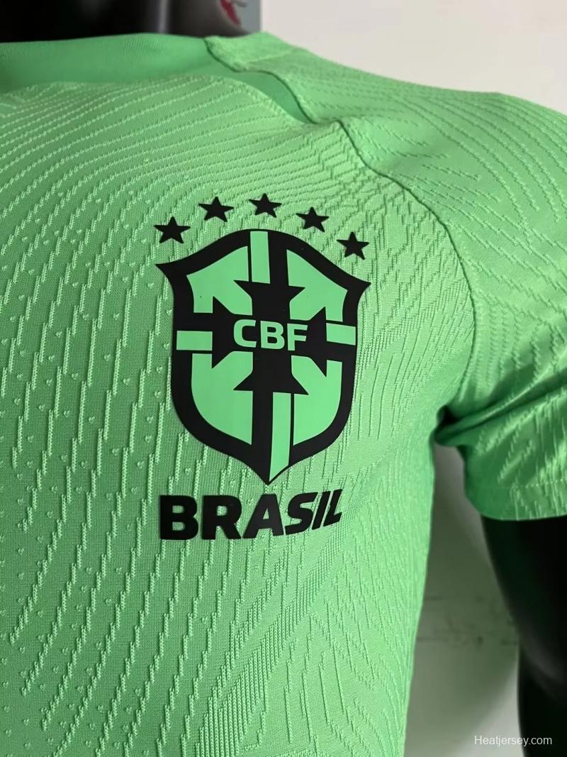 Player Version 2022 Brazil Green Pre-Match Jersey