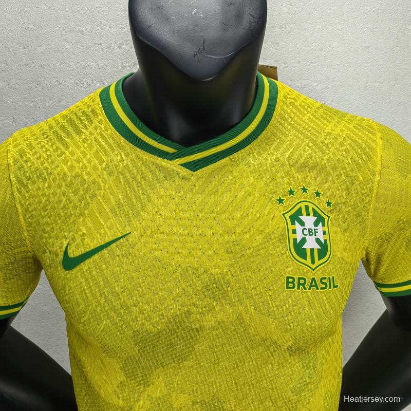 Player Version 2022 Brazil Yellow Special Jersey