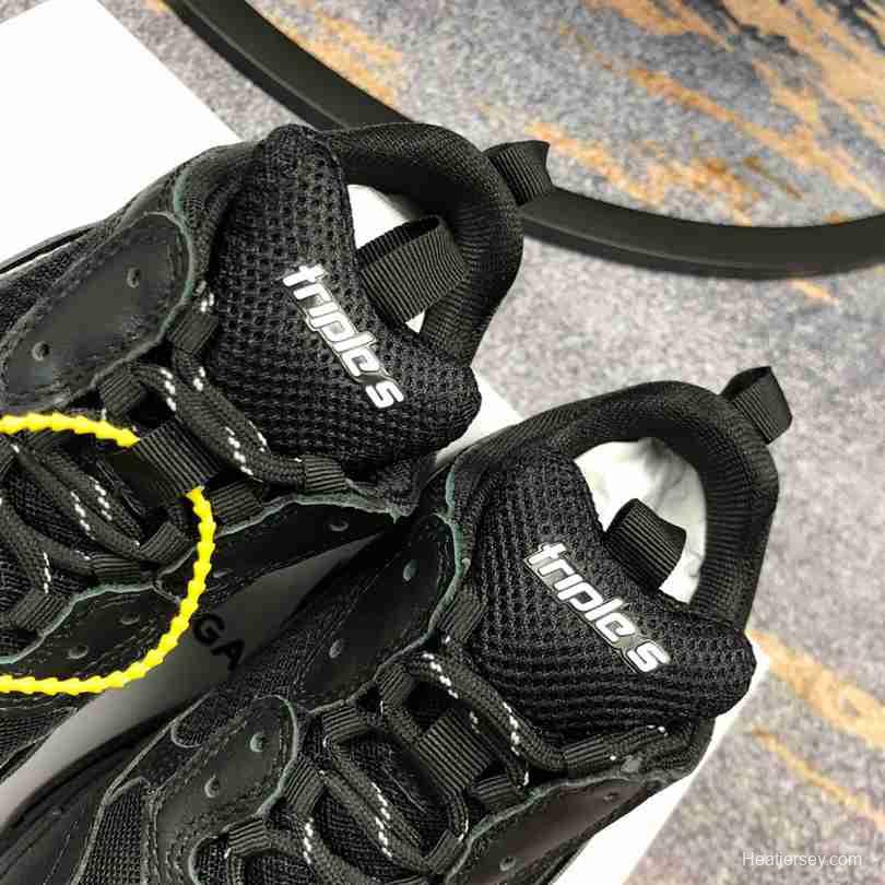 Men Balenciaga Triple-S Sneaker Black