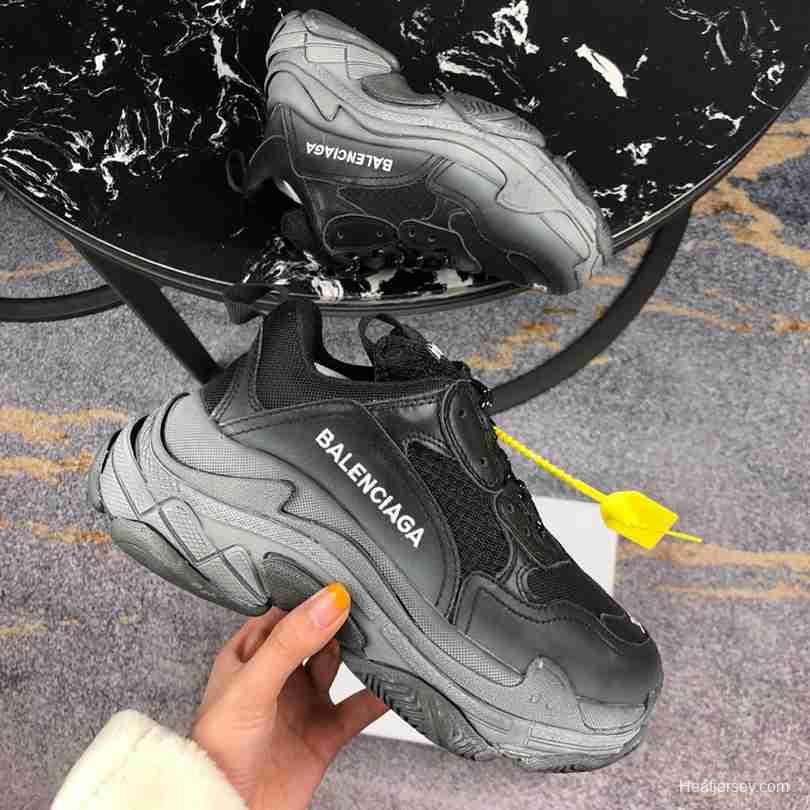 Men Balenciaga Triple-S Sneaker Black