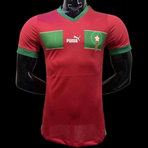 Player Version 2022 Morocco Home Jersey