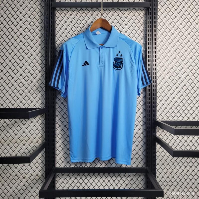 22-23 Argentina POLO Blue Jersey