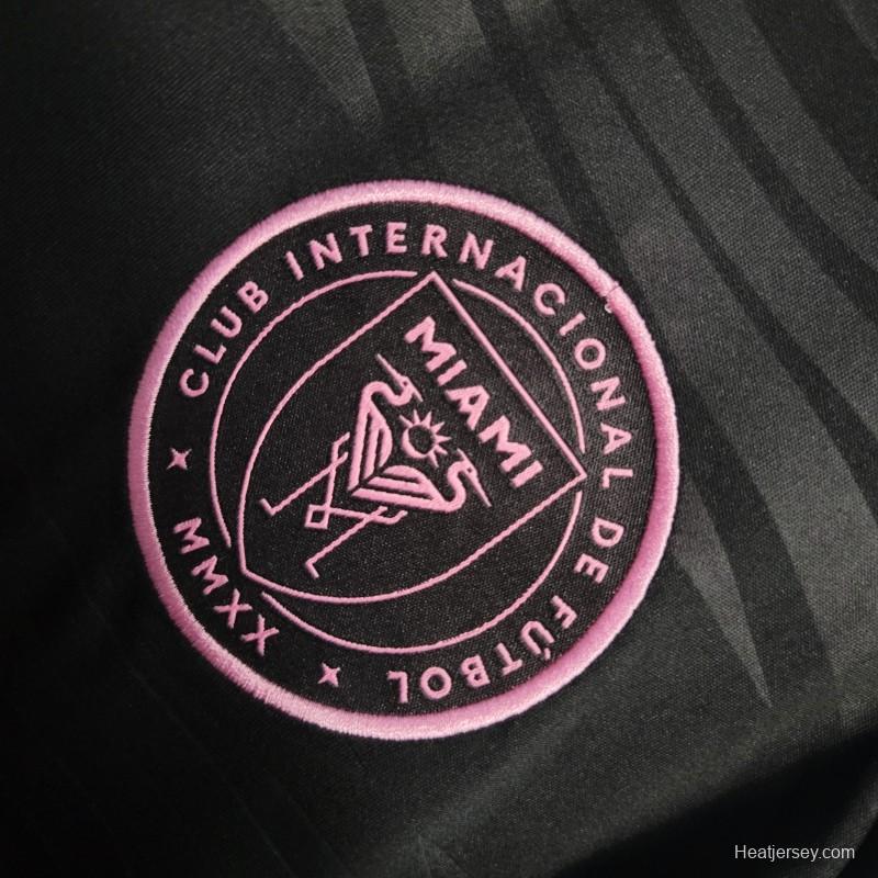 23-24 Inter Miami Away Black Jersey