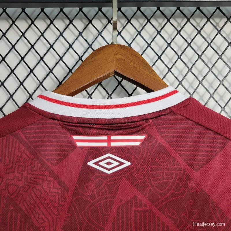 23-24 Fluminense  Third Red Jersey