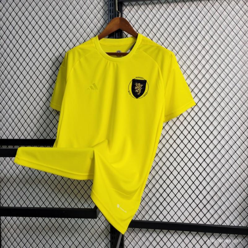 2023 Scotland 150th Yellow Goalkeeper Jersey