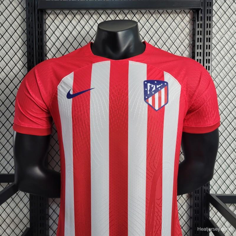 Player Version 23-24 Atletico Madrid Home Jersey