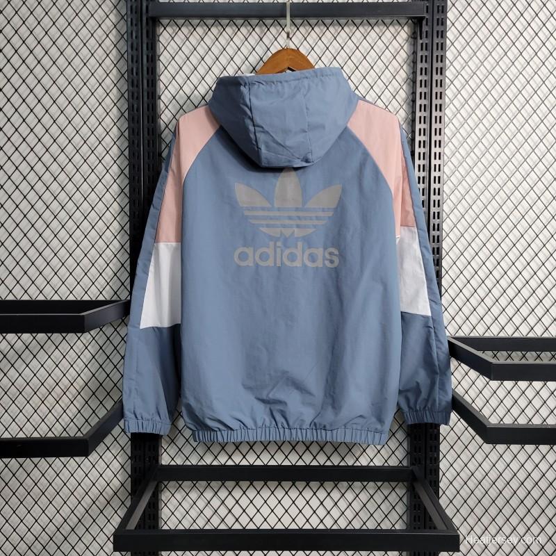 2023 Adidas Grey Windbreaker