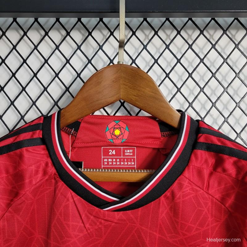 23-24 Kids Manchester United Home Jersey