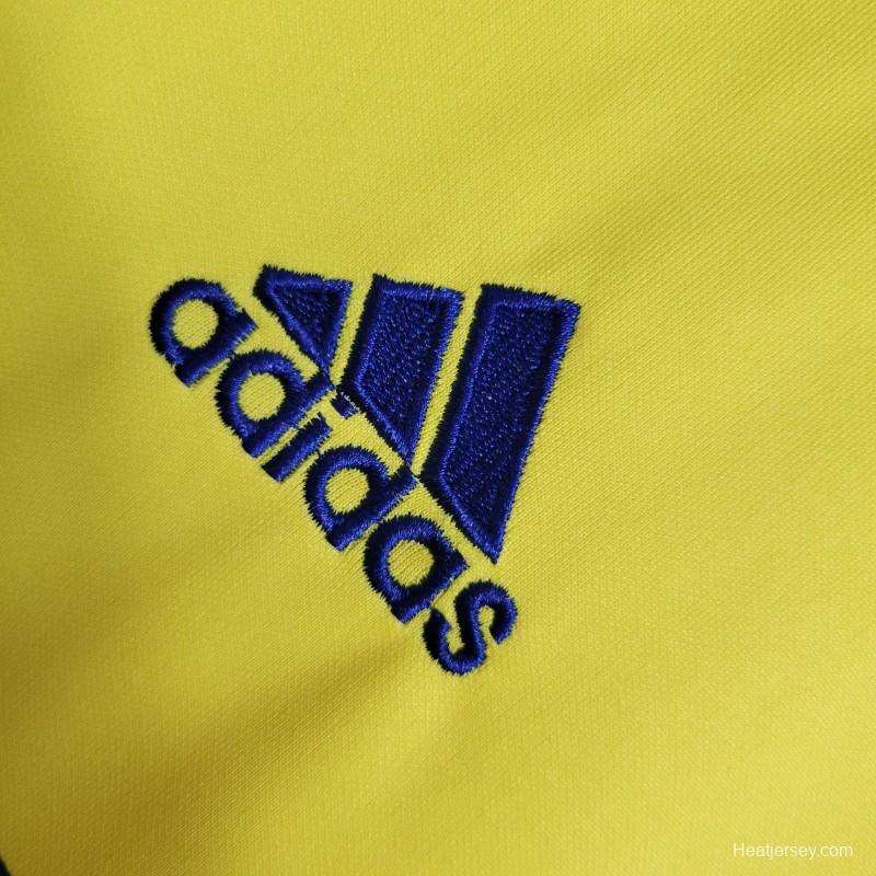 Retro 17-18 Flamengo Third Yellow Jersey