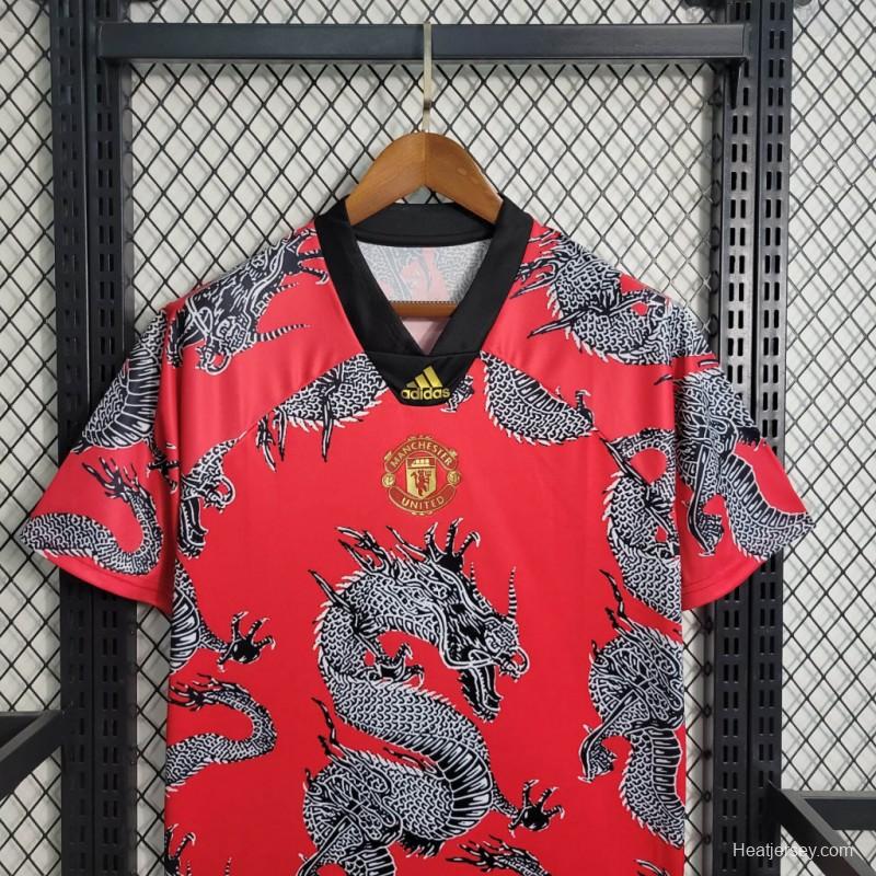 Retro 19/20 Manchester United Spring Festival China Dragon Special Edition Jersey