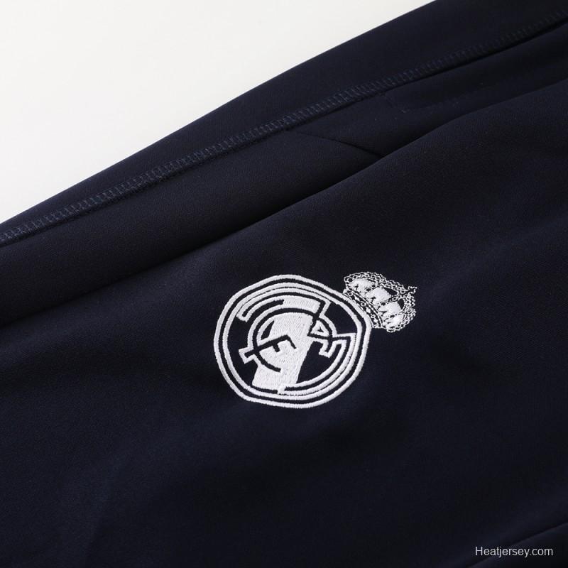 23/24 Real Madrid Navy Full Zipper Jacket+Pants