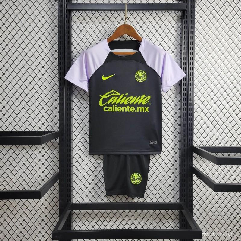 23/24 Kids Club America Purple Black Jersey