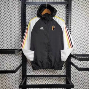 24/25 Belgium Black/White Windbreaker