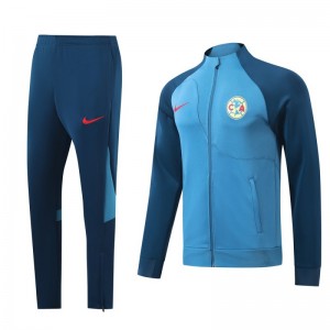 24/25 Club America Blue/Navy Full Zipper Jacket +Long Pants