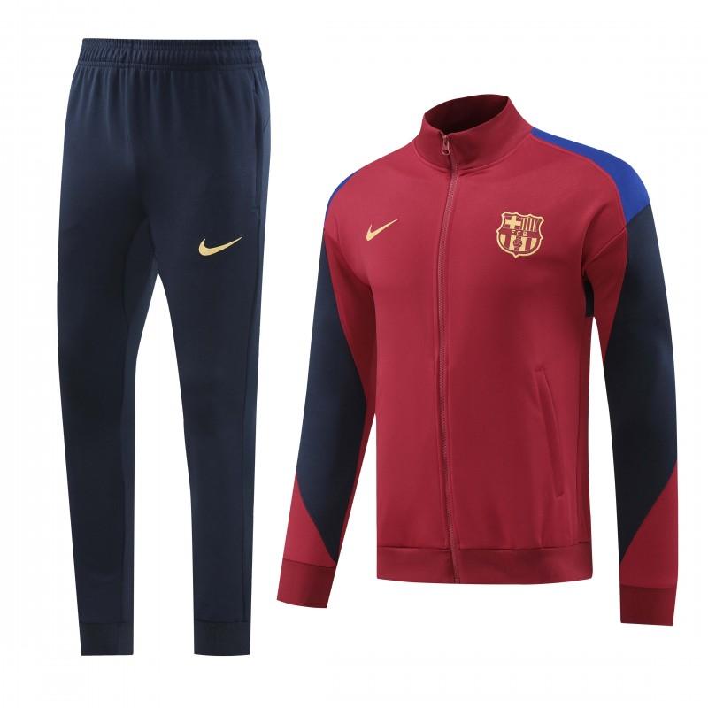 24/25 Barcelona Wine Full Zipper Jacket +Long Pants