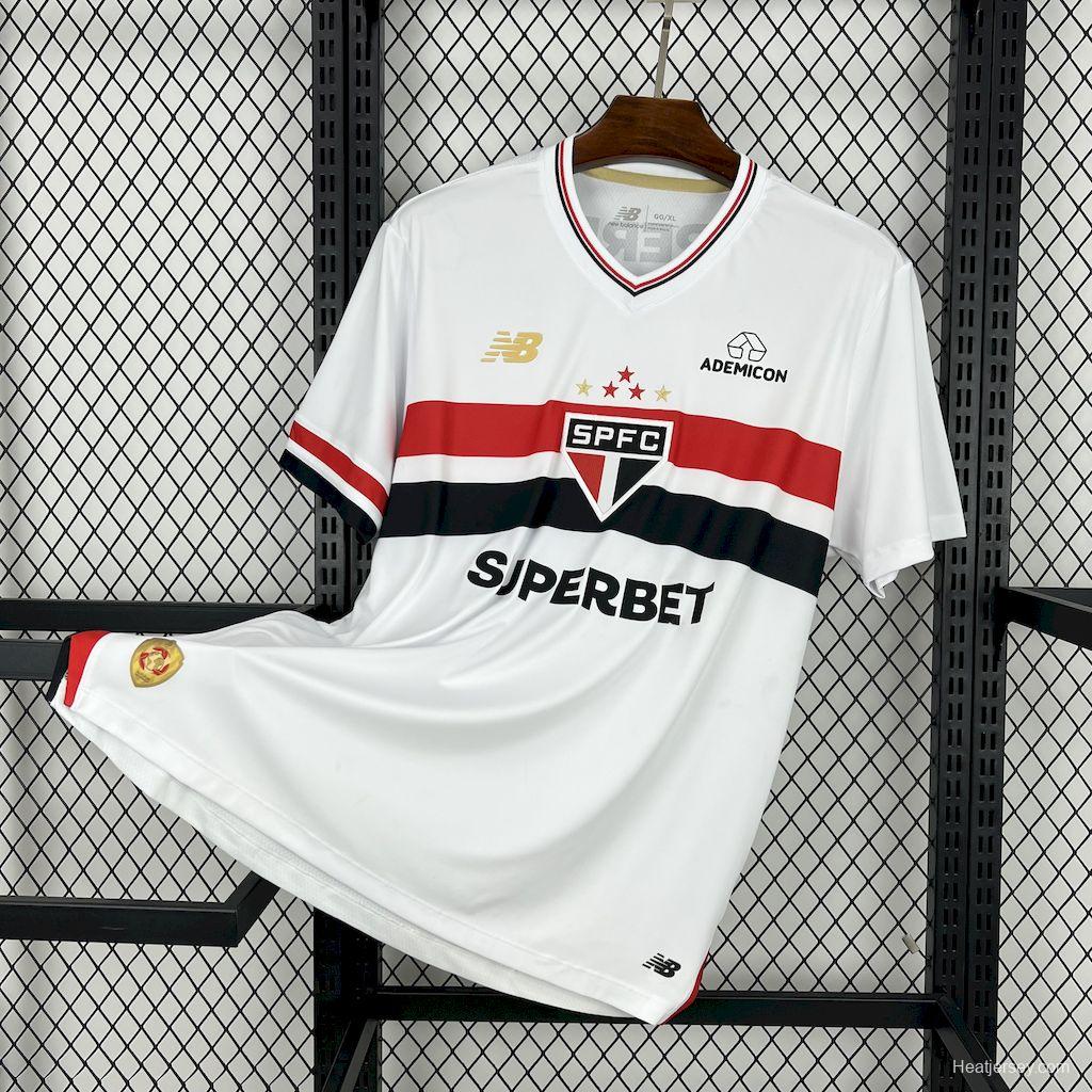 25/26 Sao Paulo Home Jersey