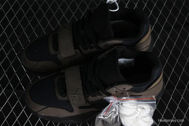 Nike Travis Scott x Jordan Cut The Check AJ1 Basketball Shoes with Velcro Design - FZ8117-200
