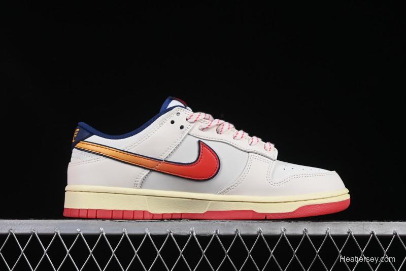 Nike SB Dunk Low Rainbow Gradient Low-Top Casual Skateboard Shoes - HV5749-110