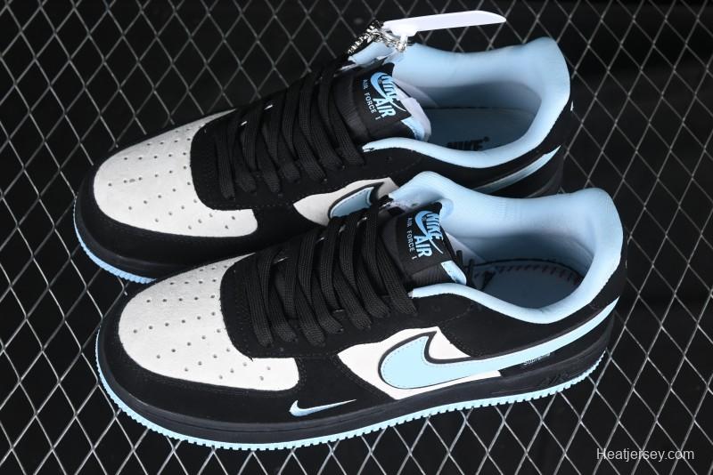 Nike Air Force 1 '07 Low Supreme Collaboration Tiffany Blue Low-Top Casual Sneakers - DF0188-025