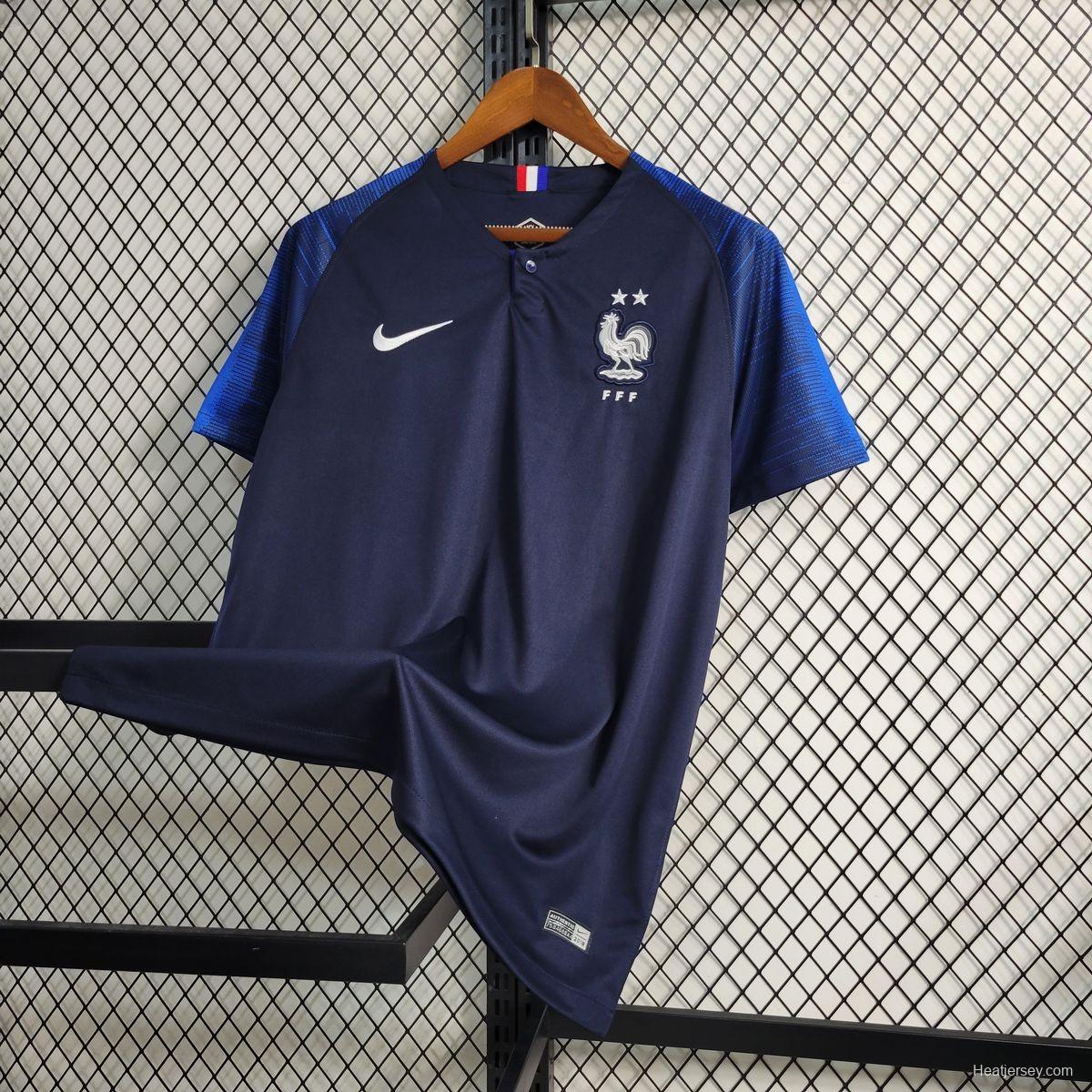 Retro 2018 France Home Jersey