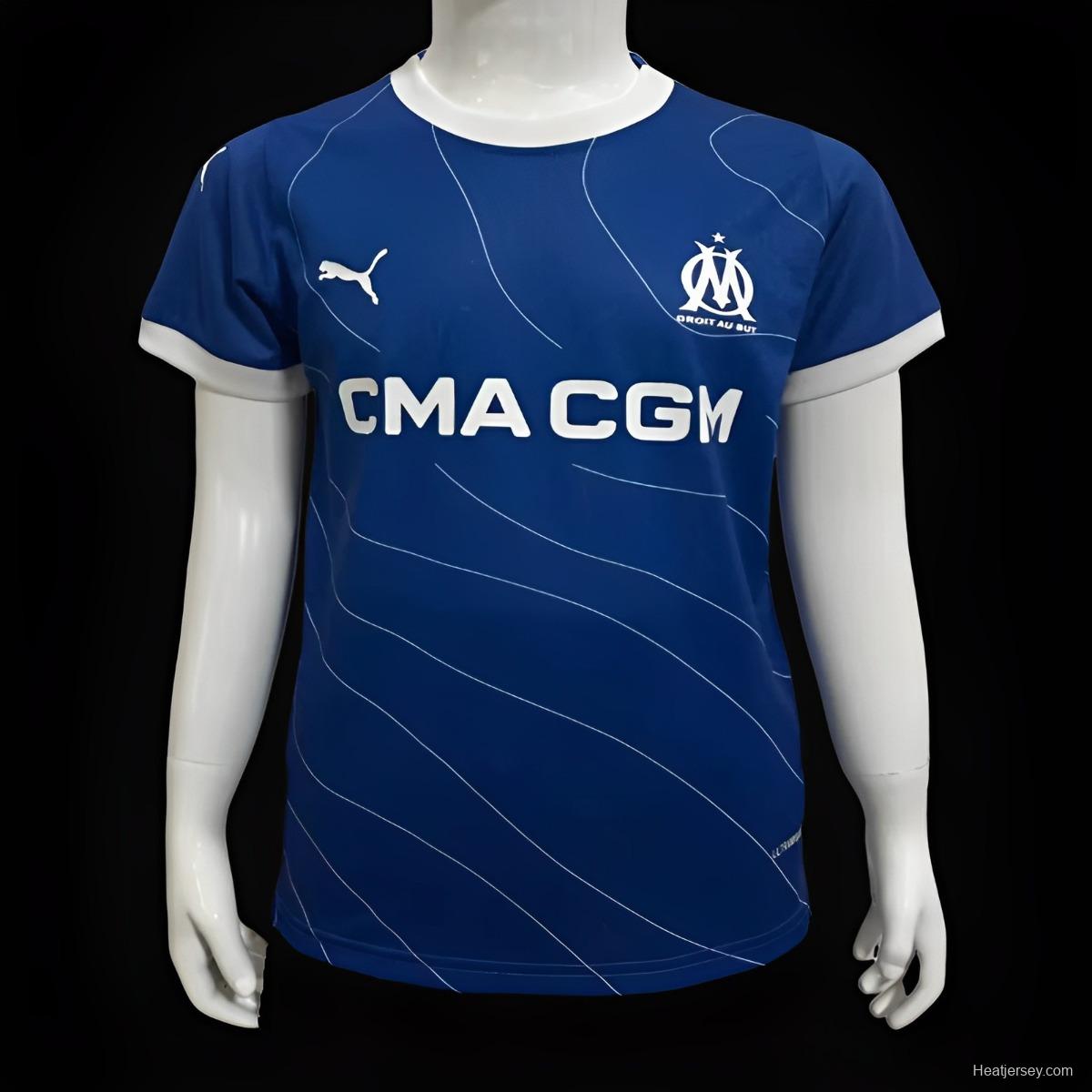 Player Version 23/24 Kids Olympique Marseille Away Jersey