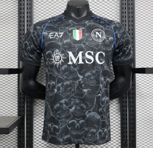 Player Version 23/24 Napoli Halloween Black Jersey