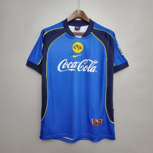 Retro 01/02 Club America Away Blue Jersey