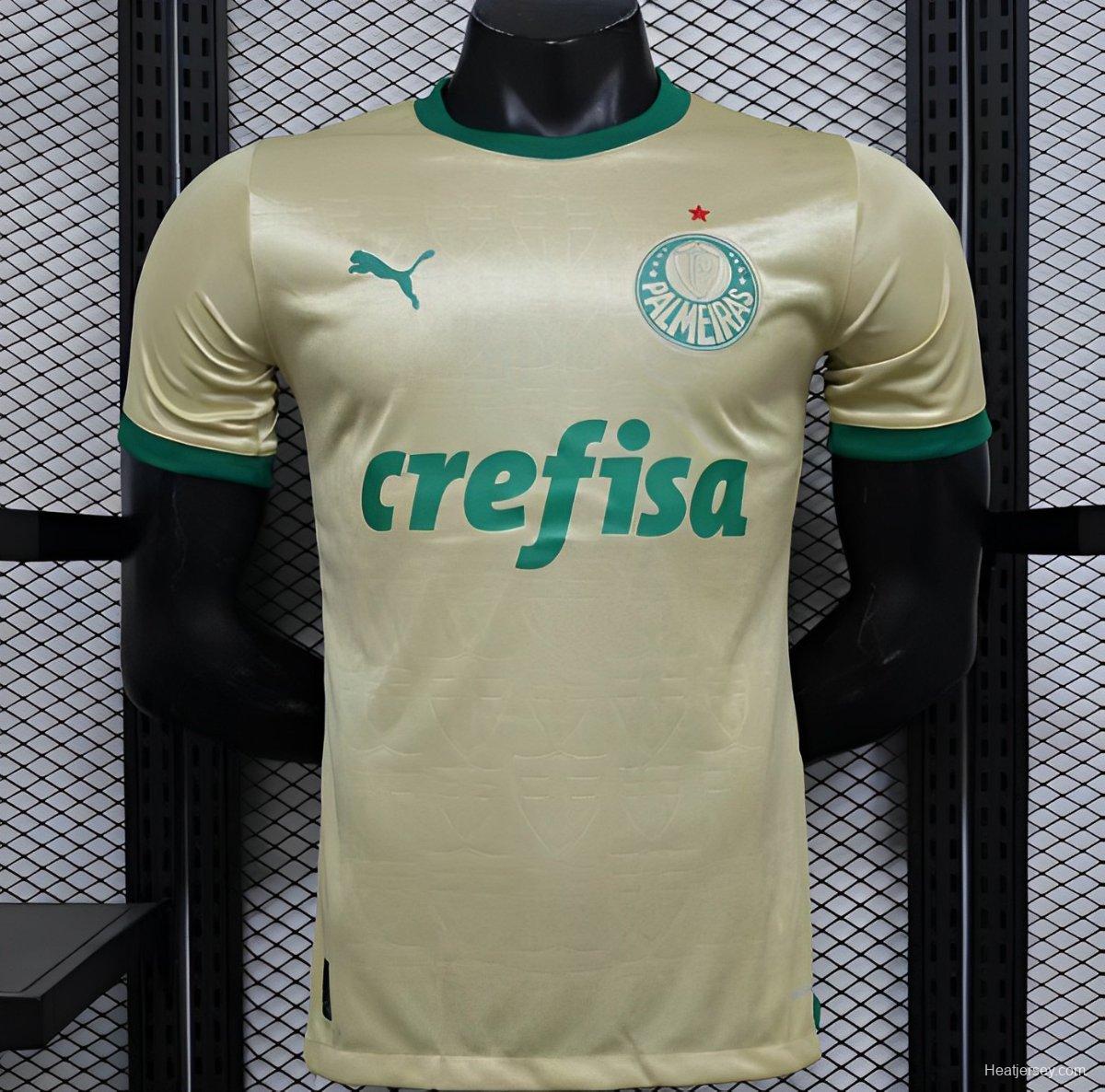 Player Version 24/25 Palmeiras Third Golden Jersey