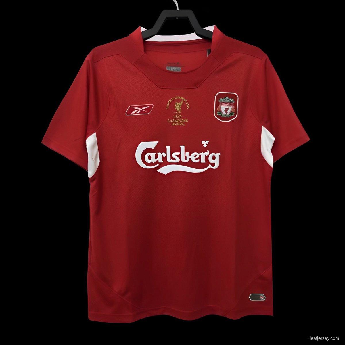 Retro 04/05 Liverpool Home Soccer Jersey