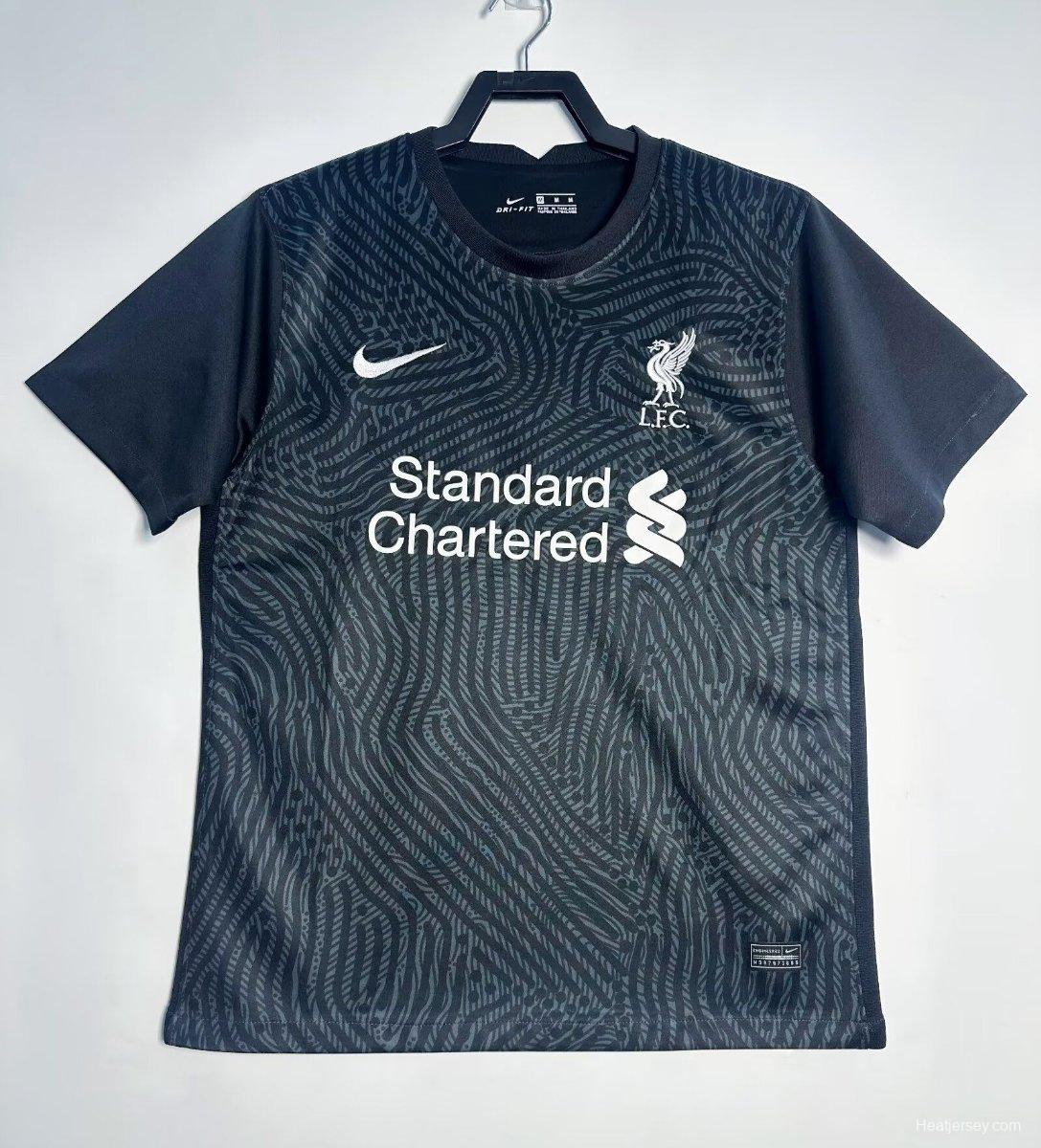 Retro 20/21 Liverpool Black Goalkeeper Jersey