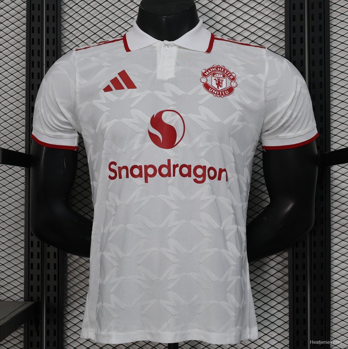 Player Version 25/26 Manchester United White Special Jersey