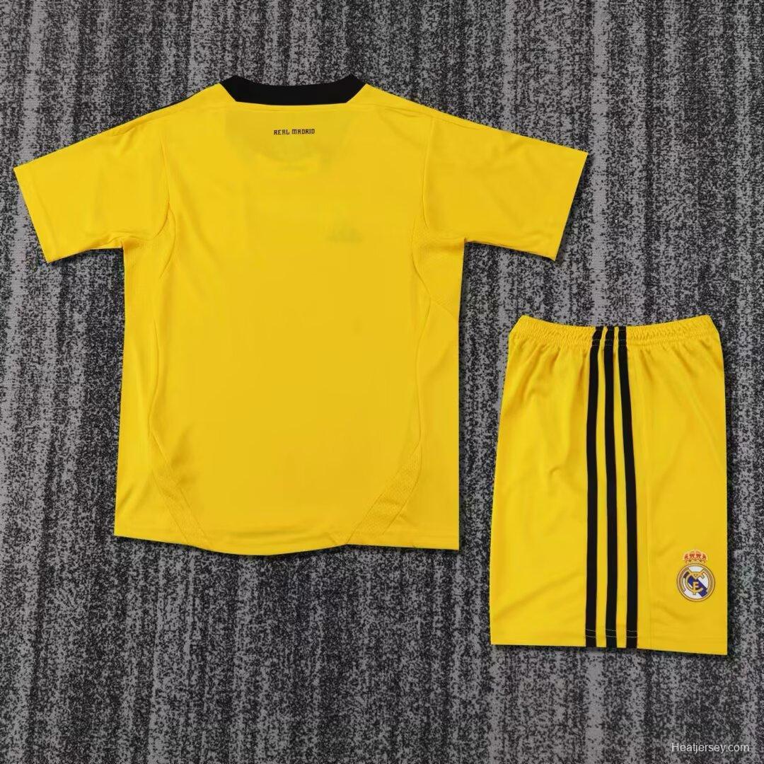 Retro Kids 11/12 Real Madrid Yellow Goalkeeper Jersey