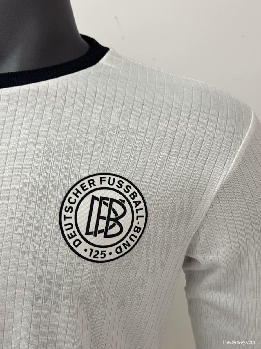 Player Version 2025 Germany 50Th Anniversary Home Long Sleeve Jersey